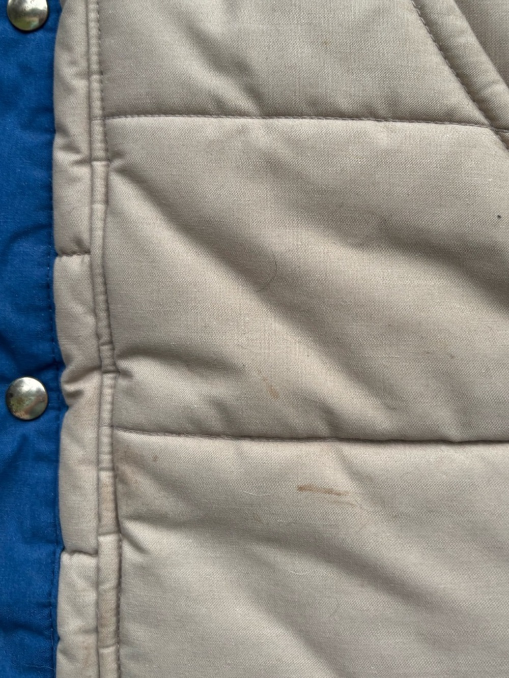Vintage Walls Blizzard-Pruf Insulated Down Puffer Vest Mens Made in USA *FLAW - Picture 2 of 6